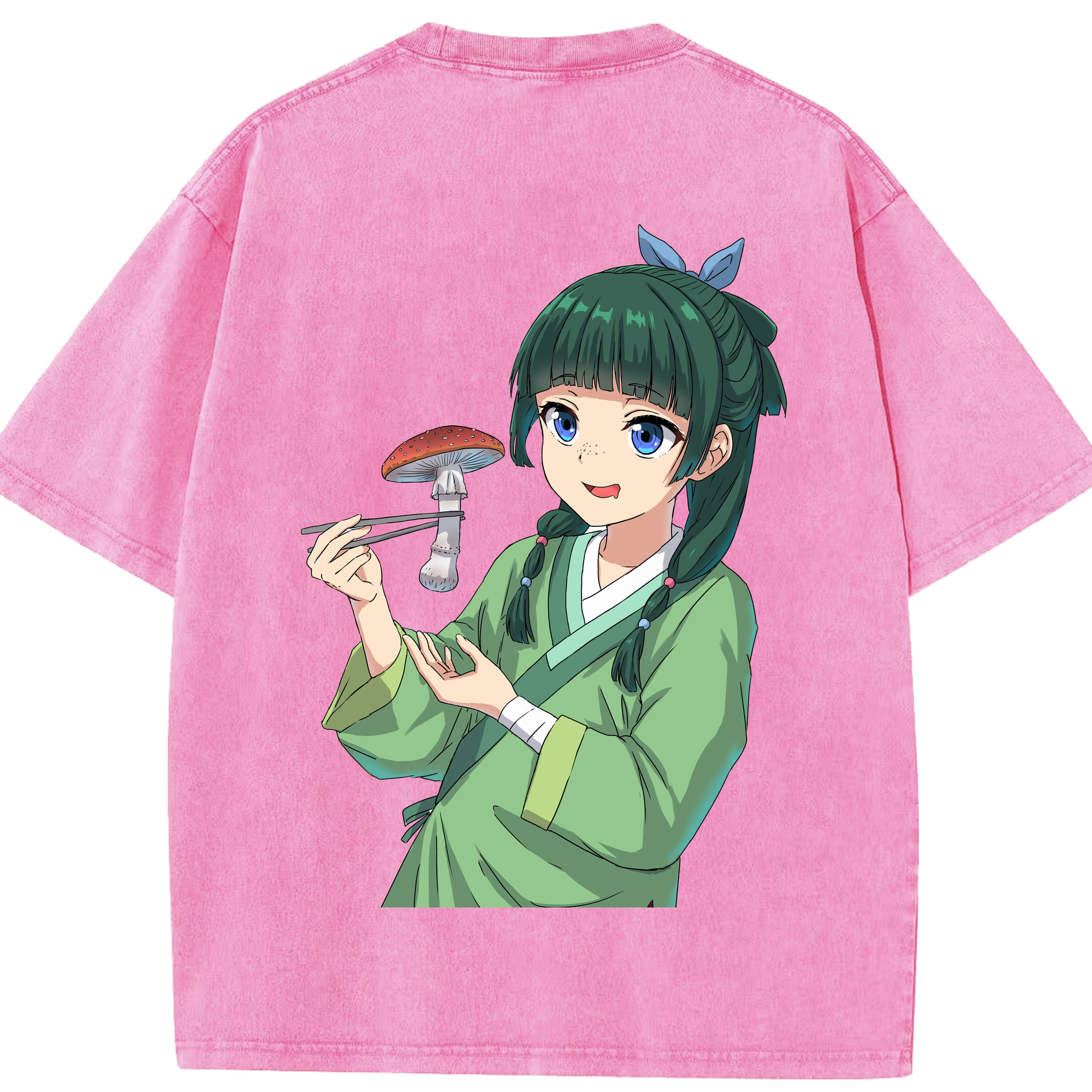 （画像用） 薬屋のひとりごと The Apothecary Diaries 綿100% ヴィンテージ風 半袖Tシャツ（背面プリント）